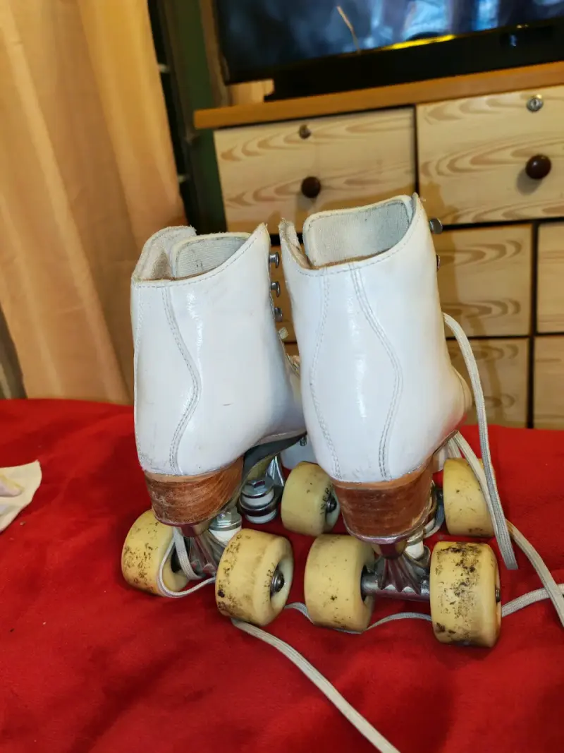 Patines de Cuatro Ruedas Blancos para Patinaje Artístico - 3