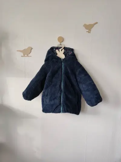Chaqueta reversible para niña con diseño floral - miniatura 2