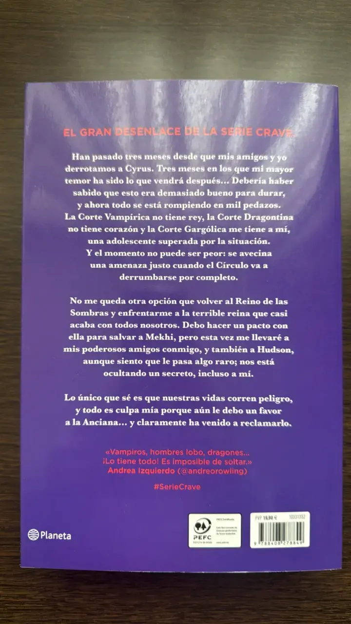 Libro Éxtasis de Tracy Wolff, Serie Crave - 3