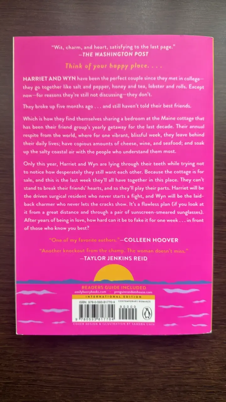 Libro 'Happy Place' de Emily Henry - 2