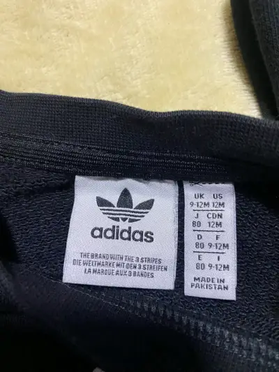 Conjunto deportivo para bebé Adidas negro - miniatura 2