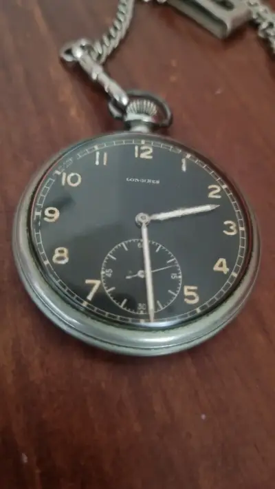 Reloj de Bolsillo Longines Vintage con Cadena - miniatura 2
