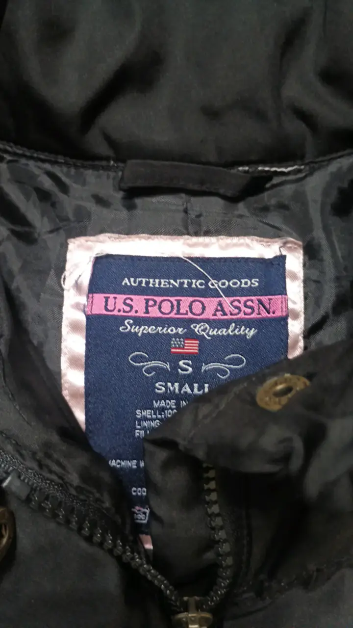 Chaleco Polo acolchado negro con logo bordado - 4