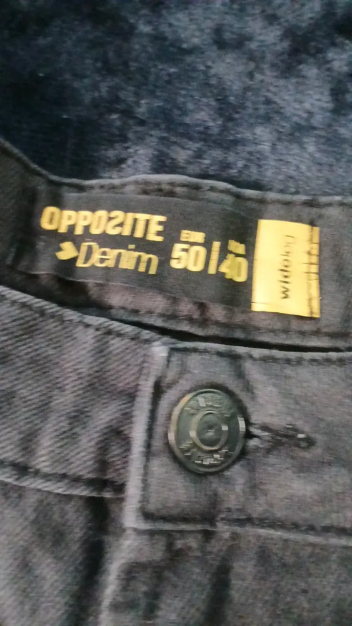 Jorts cortados cargo negros Opposite talla 50 - 2