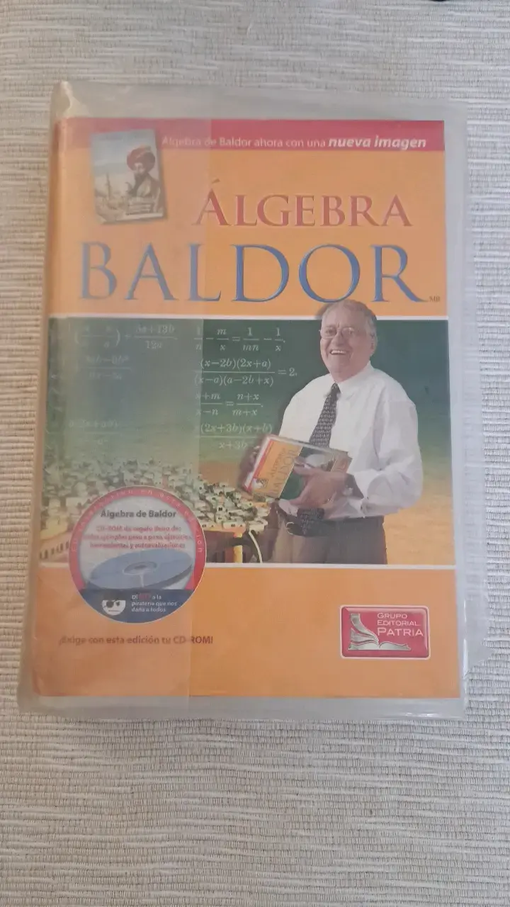Libro Álgebra de Baldor con CD-ROM - 1