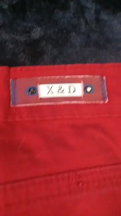 Bermudas rojas X&D Denim para hombre - miniatura 3