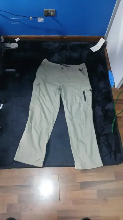Pantalones cargo beige para hombre talla 34 - miniatura 1