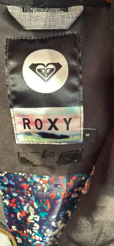Chaqueta de invierno gris Roxy para mujer - miniatura 2