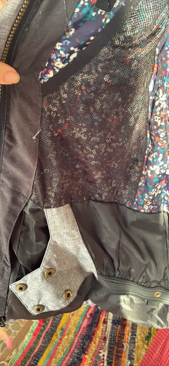 Chaqueta de invierno gris Roxy para mujer - 3