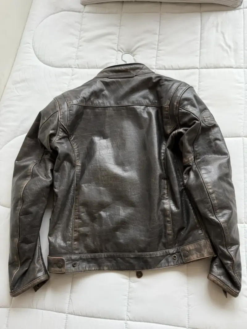 Chaqueta de cuero para moto Richa talla 52 - 2