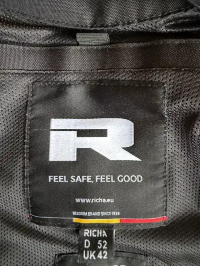 Chaqueta de cuero para moto Richa talla 52 - miniatura 3