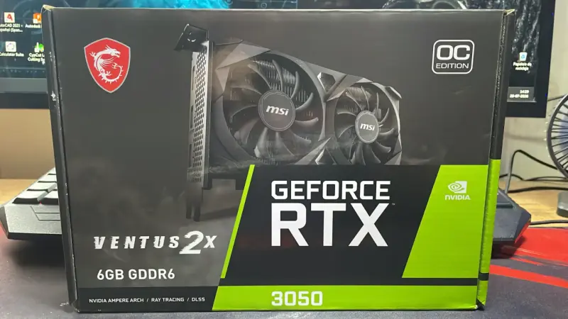 Tarjeta Gráfica MSI GeForce RTX 3050 Ventus 2X 6GB - 1