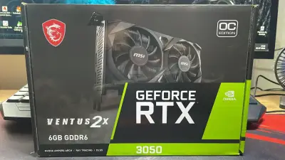 Tarjeta Gráfica MSI GeForce RTX 3050 Ventus 2X 6GB - miniatura 1