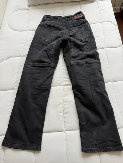 Pantalones Trilobite de moto negros con protección - miniatura 3