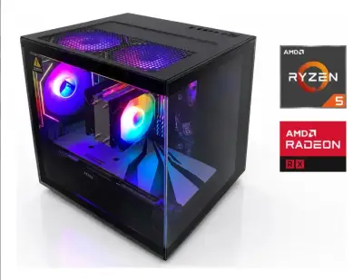 PC GAMER RYZEN 5, AMD RX, 16GB RAM, 500GB M.2 - miniatura 6