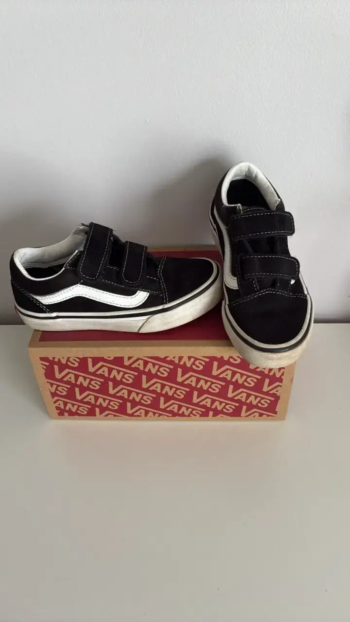 Zapatillas Vans Old Skool V negras para niños - 1