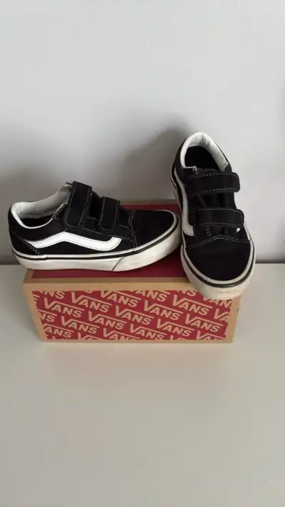 Zapatillas Vans Old Skool V negras para niños - miniatura 1
