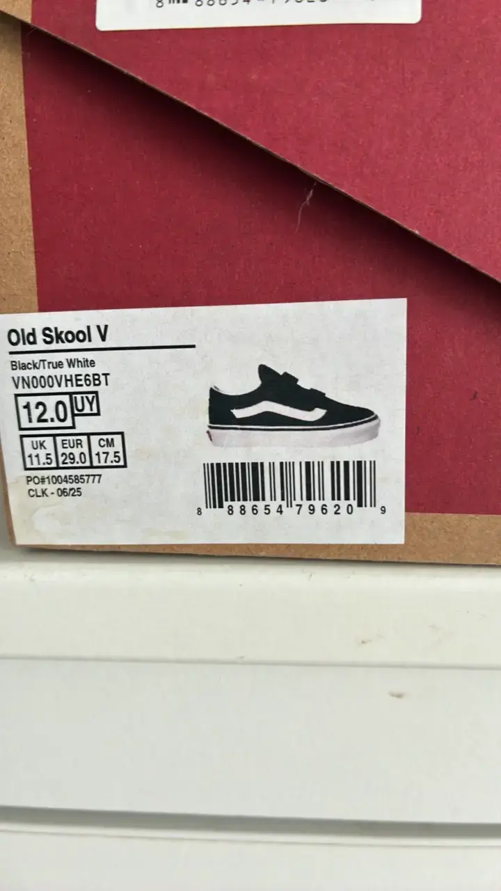 Zapatillas Vans Old Skool V negras para niños - 2
