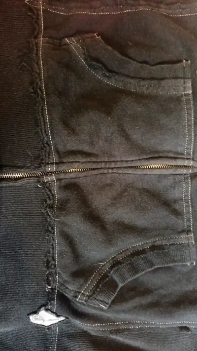 Polerón Volcom gris y negro distressed - miniatura 4