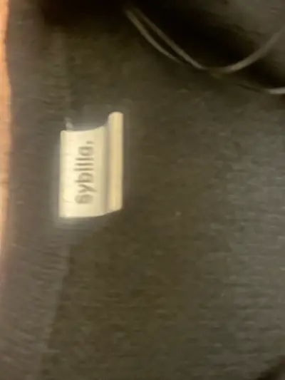 Cárdigan negro con mangas a cuadros - miniatura 2
