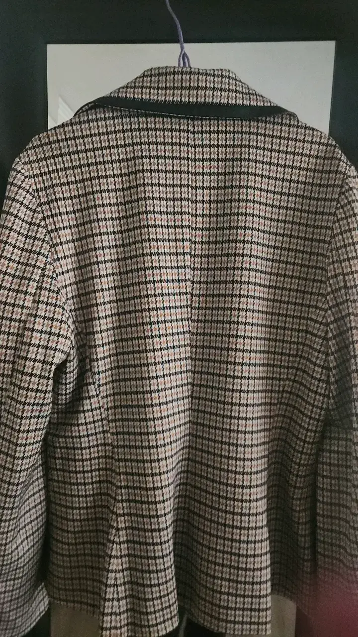 Blazer a cuadros para mujer marca Truhana - 3
