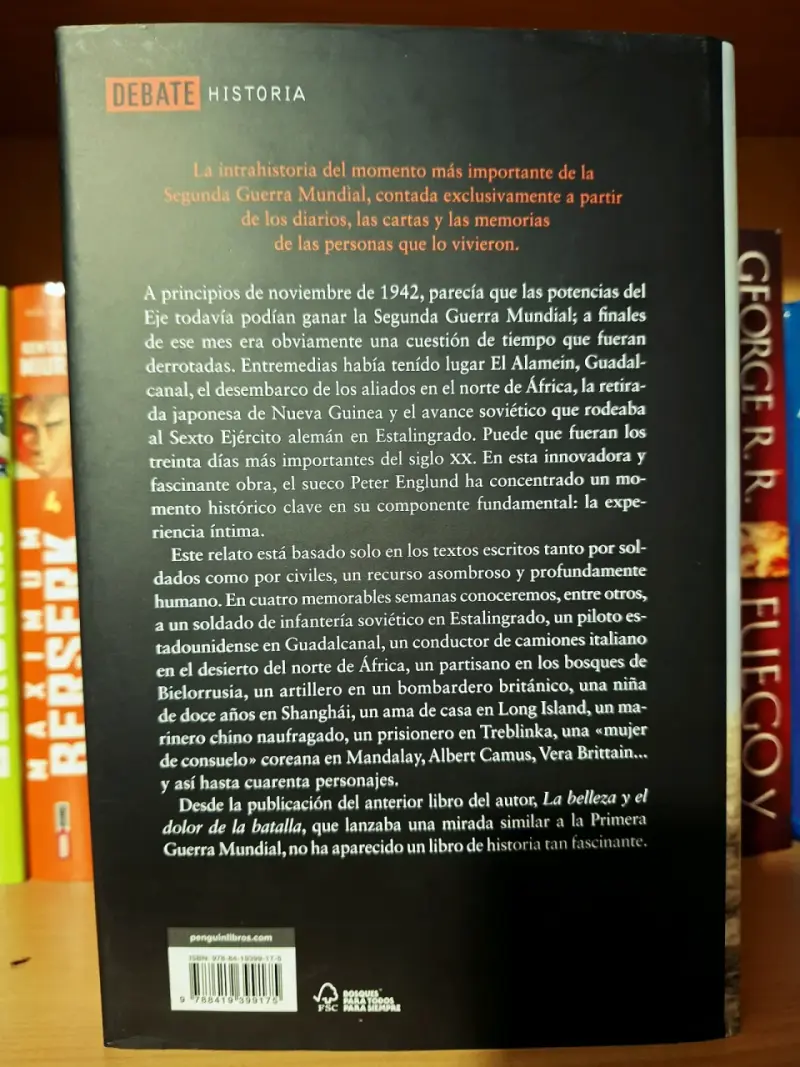 Libro Noviembre 1942 de Peter Englund - 3