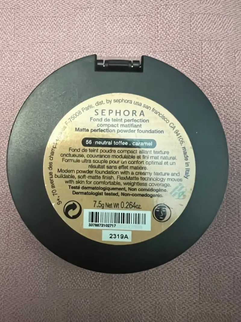 Polvo compacto Sephora Mate Natural - 3