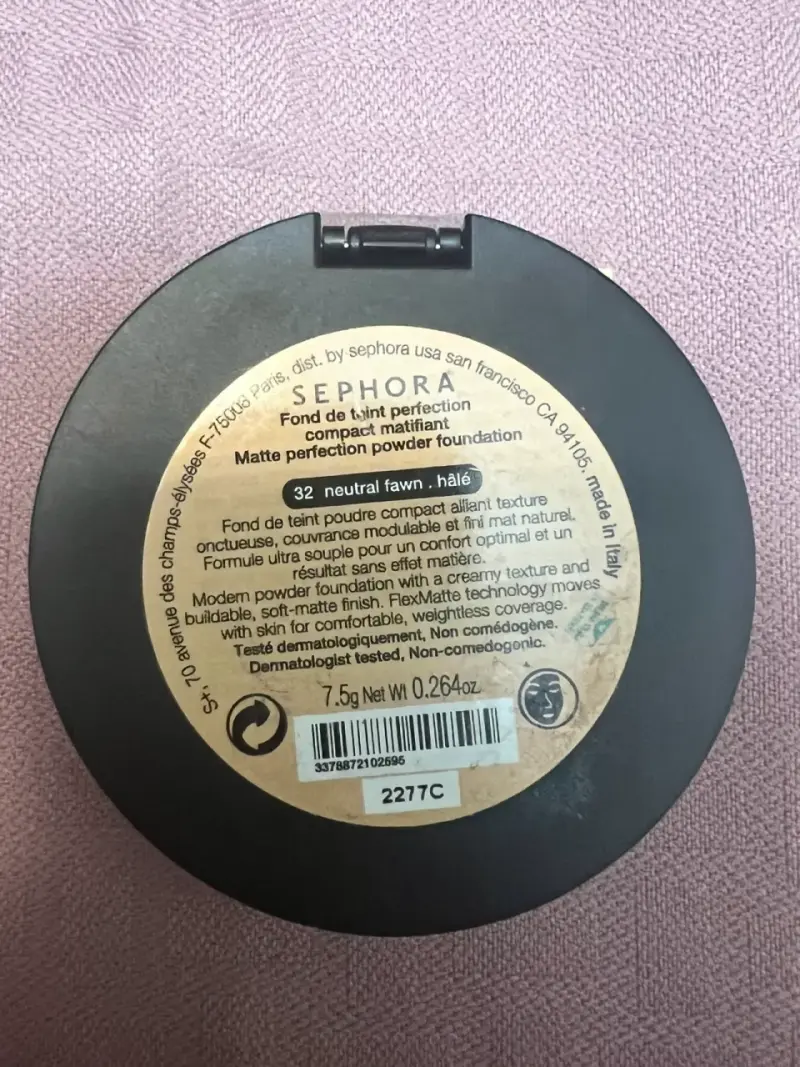 Polvo compacto Sephora Mate Natural - 4