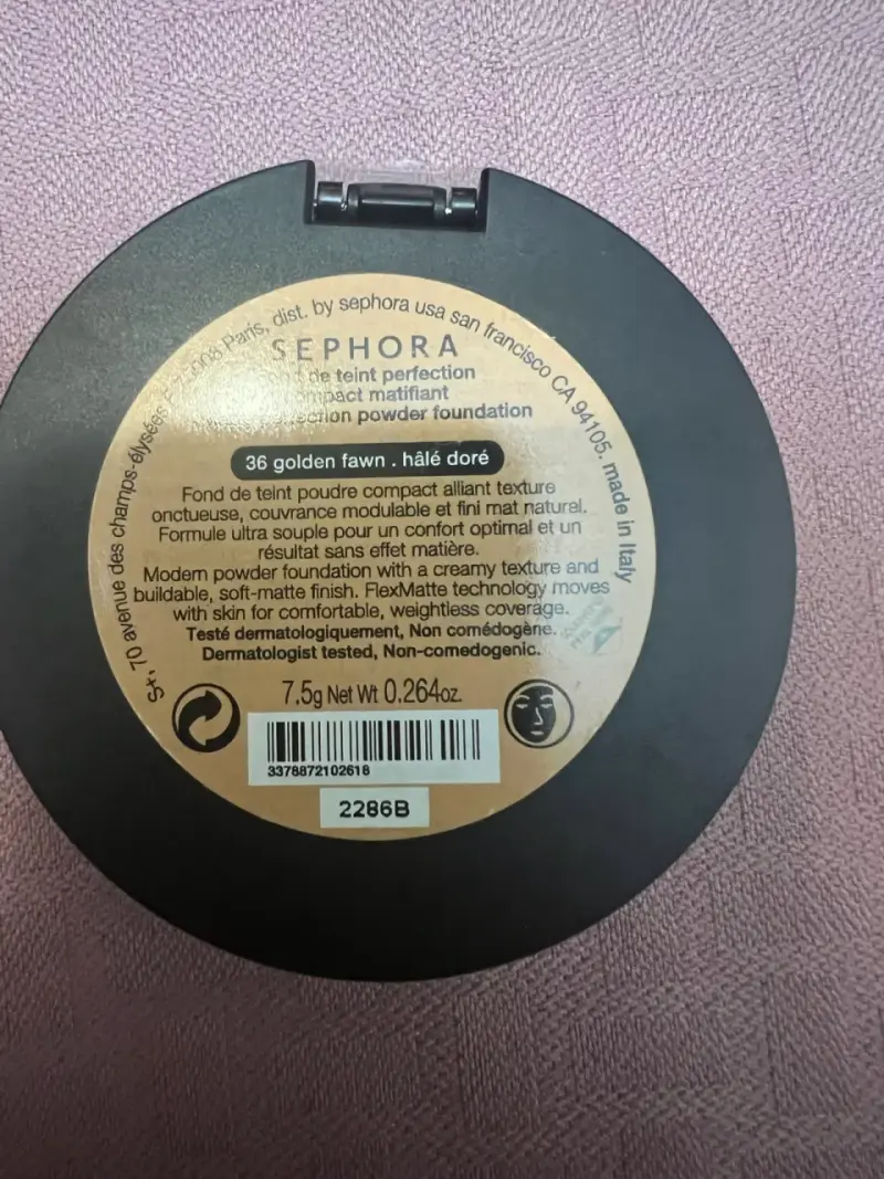 Polvo compacto Sephora Mate Natural - 5