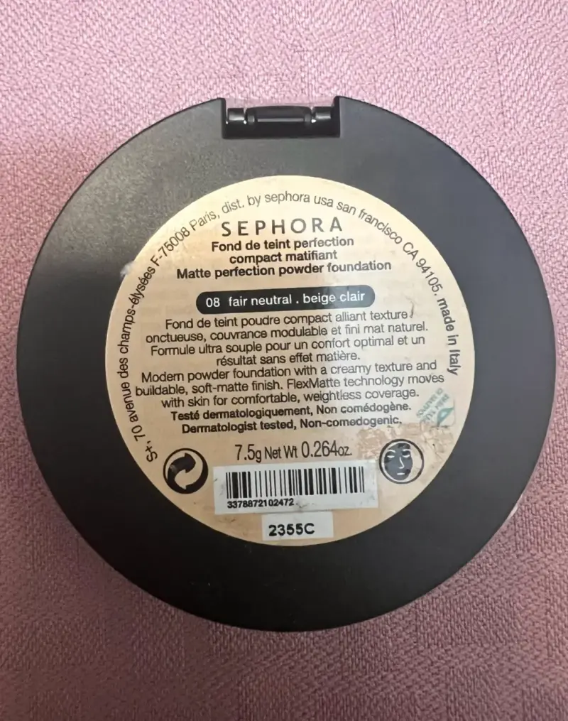 Polvo compacto Sephora Mate Natural - 6