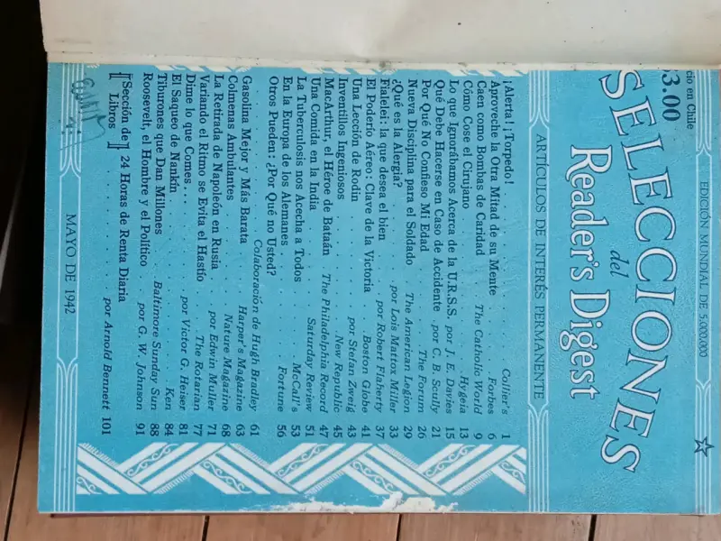 Colección de Revistas Selecciones del Reader's Digest 1942 - 2