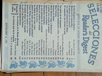 Colección de Revistas Selecciones del Reader's Digest 1942 - miniatura 3