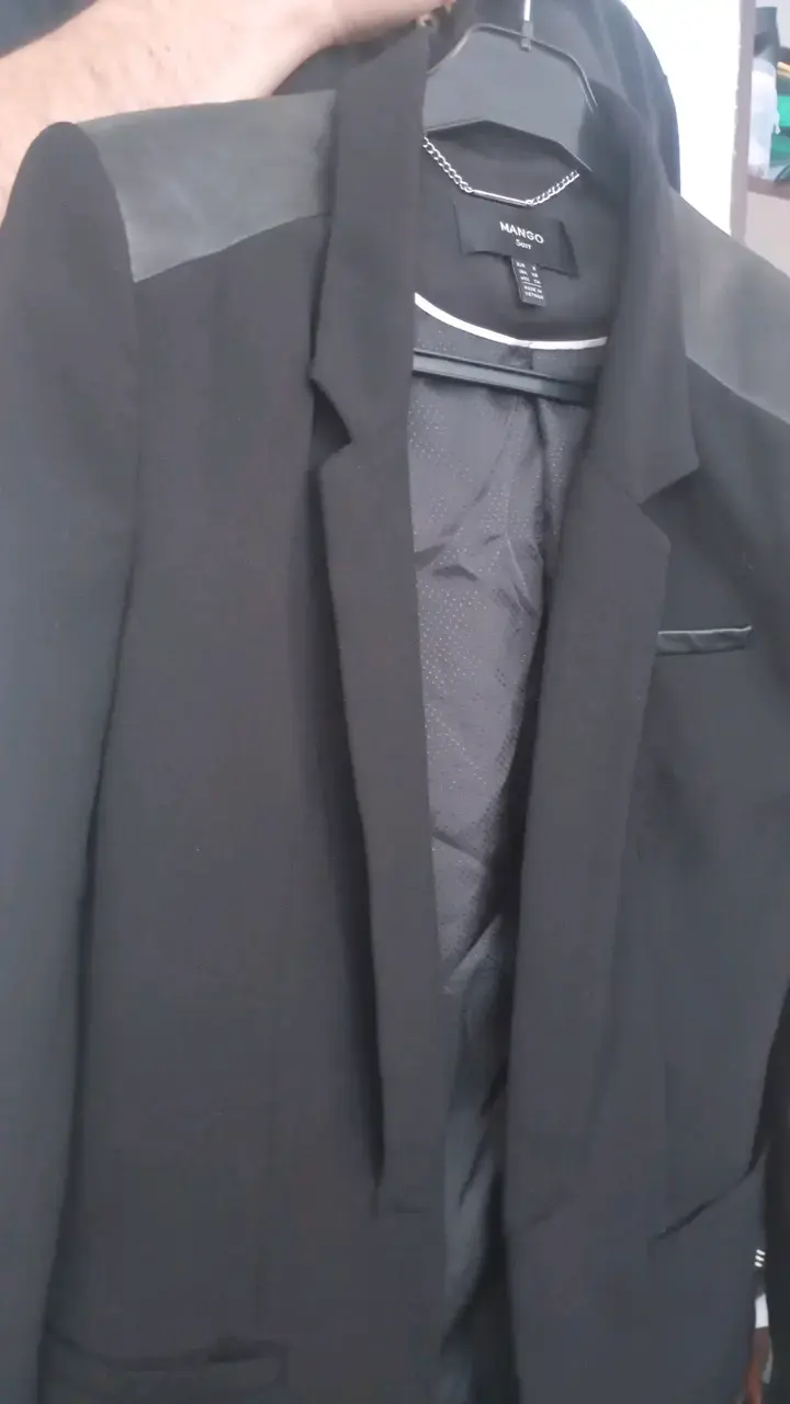 Blazer negro elegante Mango para mujer - 3