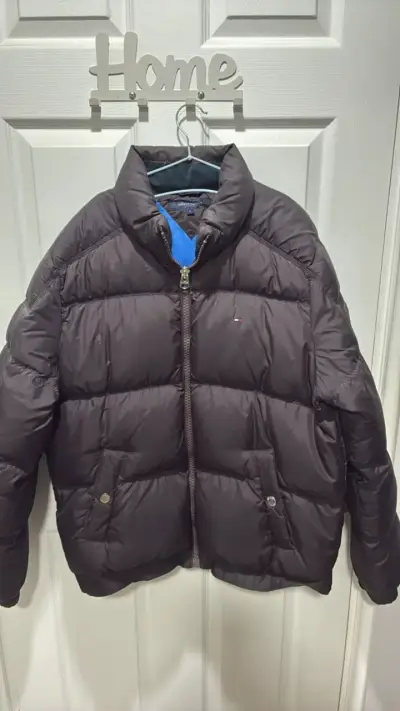 Chaqueta acolchada Tommy Hilfiger marrón - miniatura 1