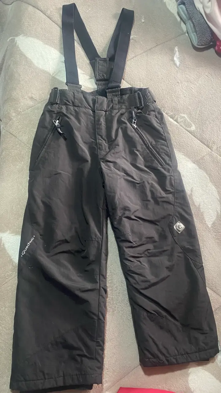 Pantalones de nieve para niños Quechua negros - 2