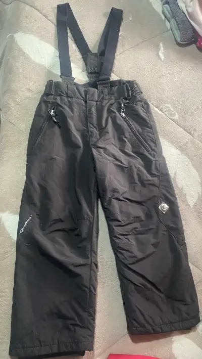 Pantalones de nieve para niños Quechua negros - miniatura 2