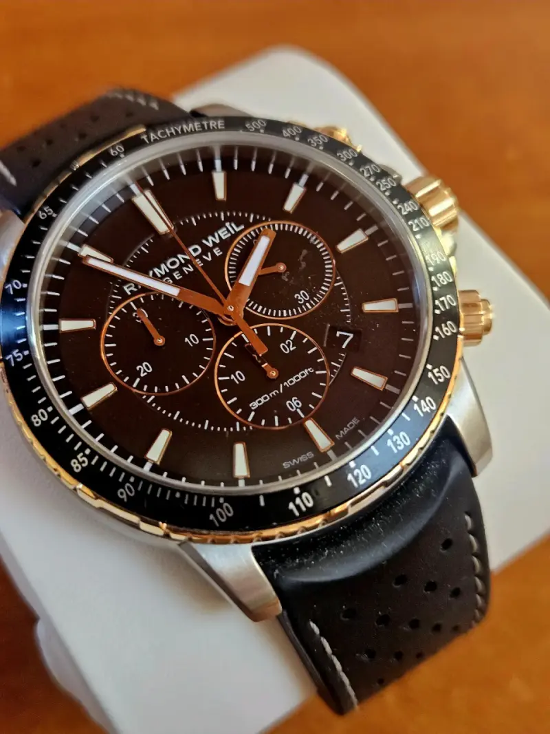 Reloj Raymond Weil Freelander cronógrafo negro - 3