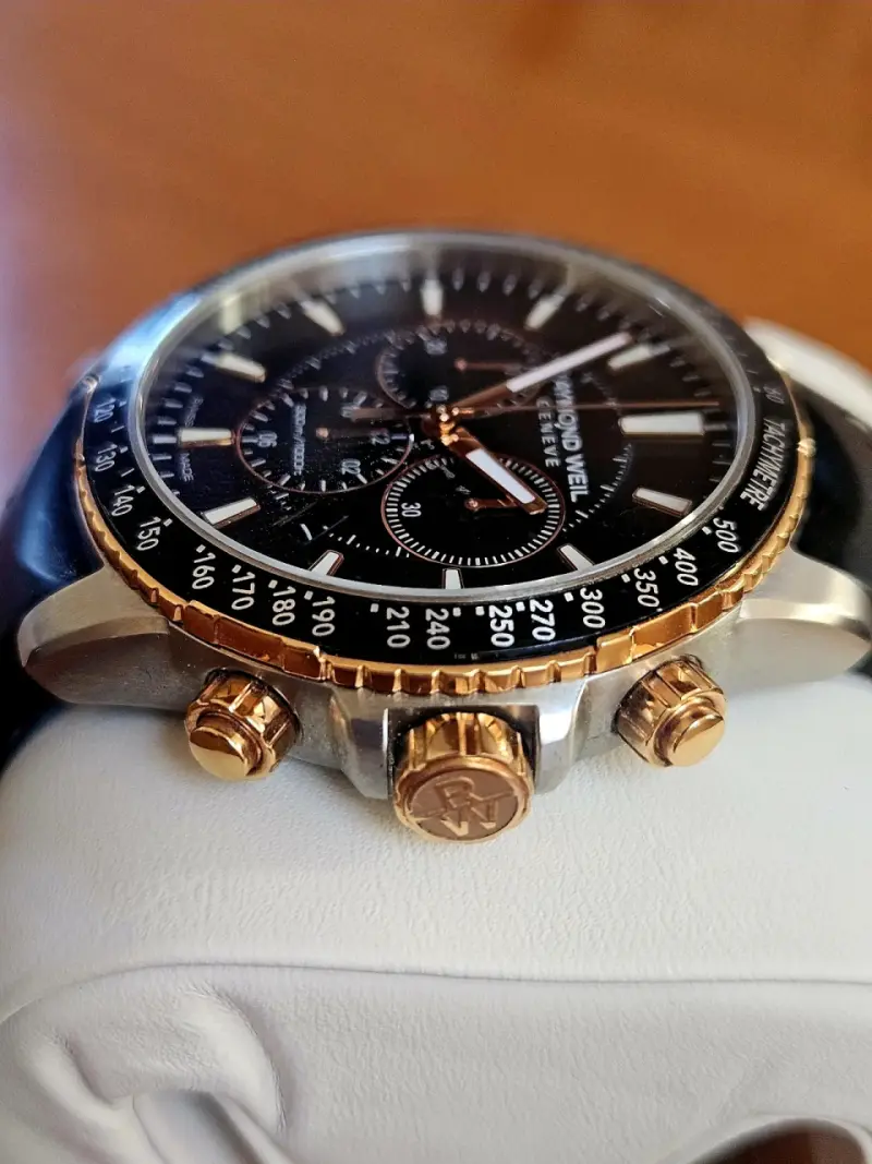 Reloj Raymond Weil Freelander cronógrafo negro - 4
