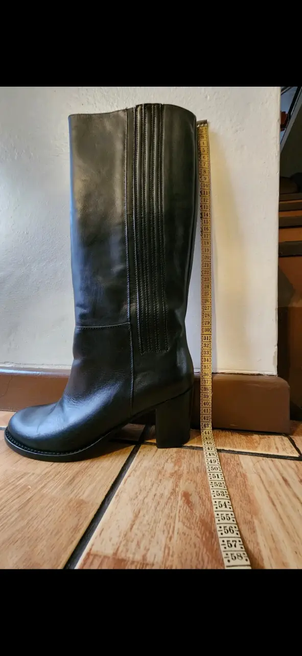 Botas largas de cuero - 4