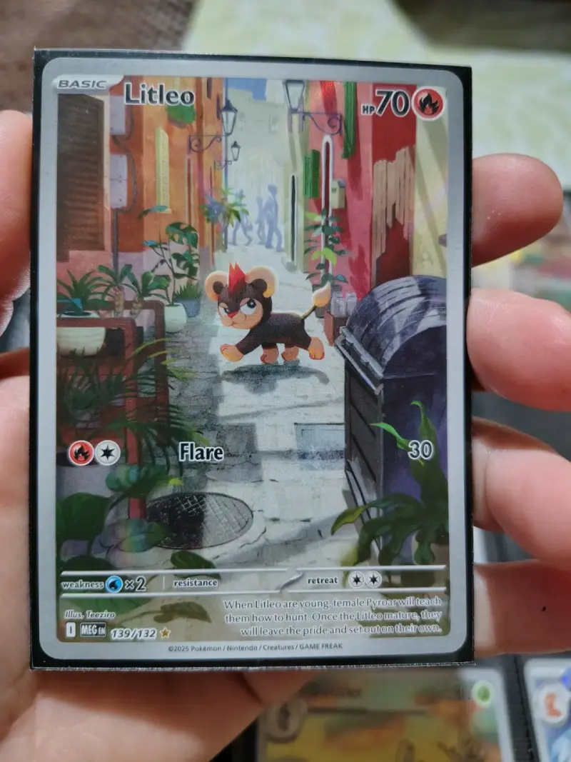 Carta Pokémon Litleo 139/132 Rara
