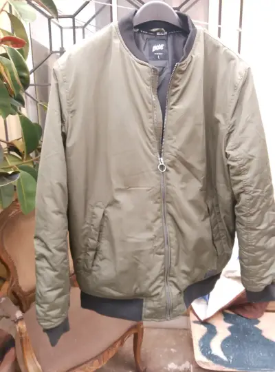 Chaqueta bearcliff bomber verde para hombre - miniatura 5