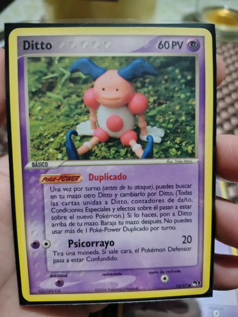 Carta Pokémon Ditto 2006 pop serie 3