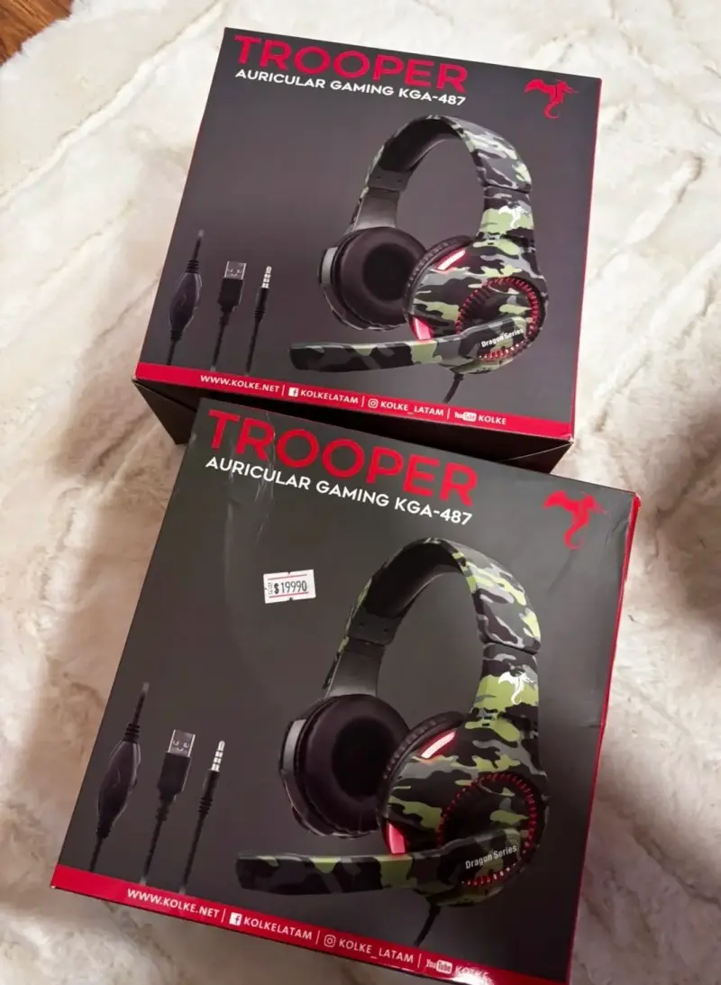Auriculares Gaming Trooper KGA-487 Camuflaje
