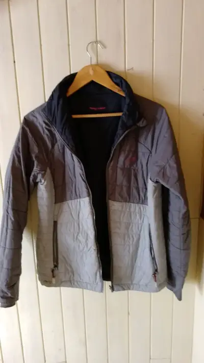 Chaqueta reversible gris y negra Kanni talla S - miniatura 1