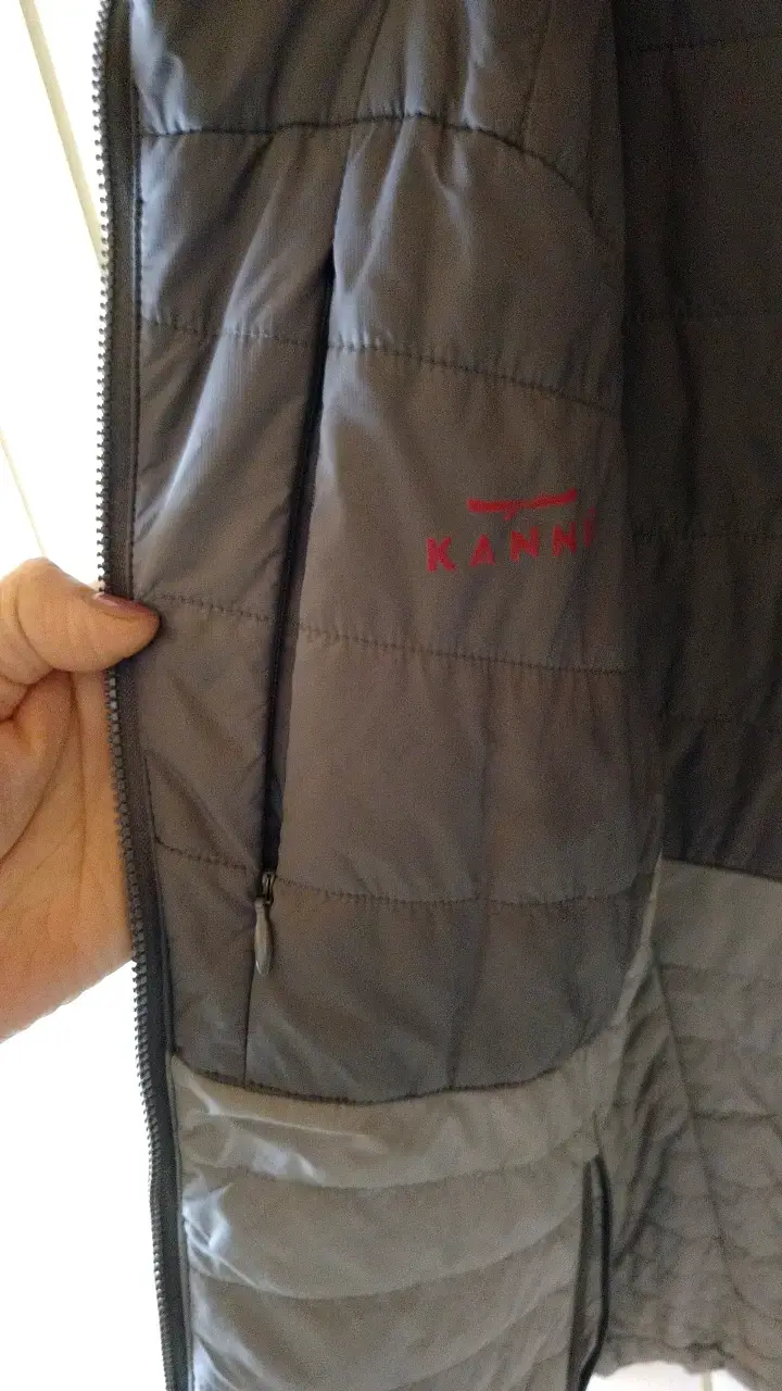 Chaqueta reversible gris y negra Kanni talla S - 4
