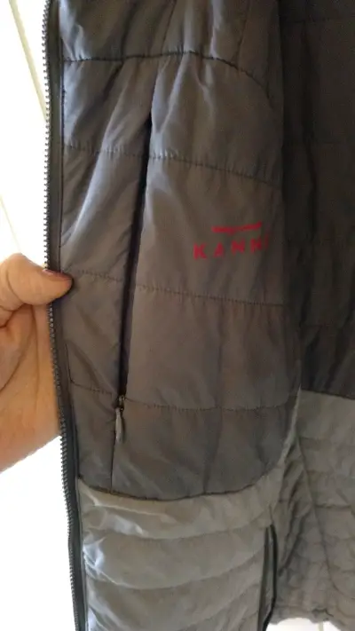 Chaqueta reversible gris y negra Kanni talla S - miniatura 4