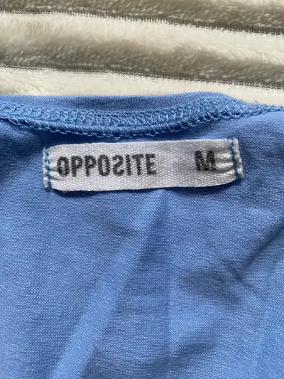 Top azul sin mangas para mujer talla M - miniatura 2