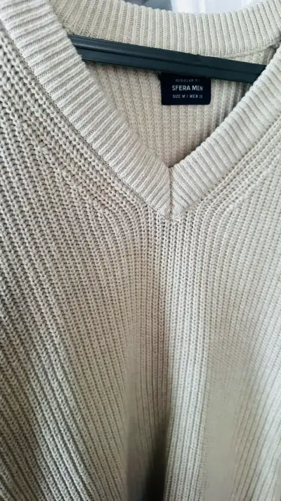 Suéter Beige para Hombre Sfera Talla M - miniatura 4
