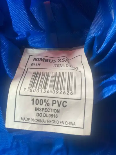 Poncho impermeable azul Nimbus XS/S - miniatura 1