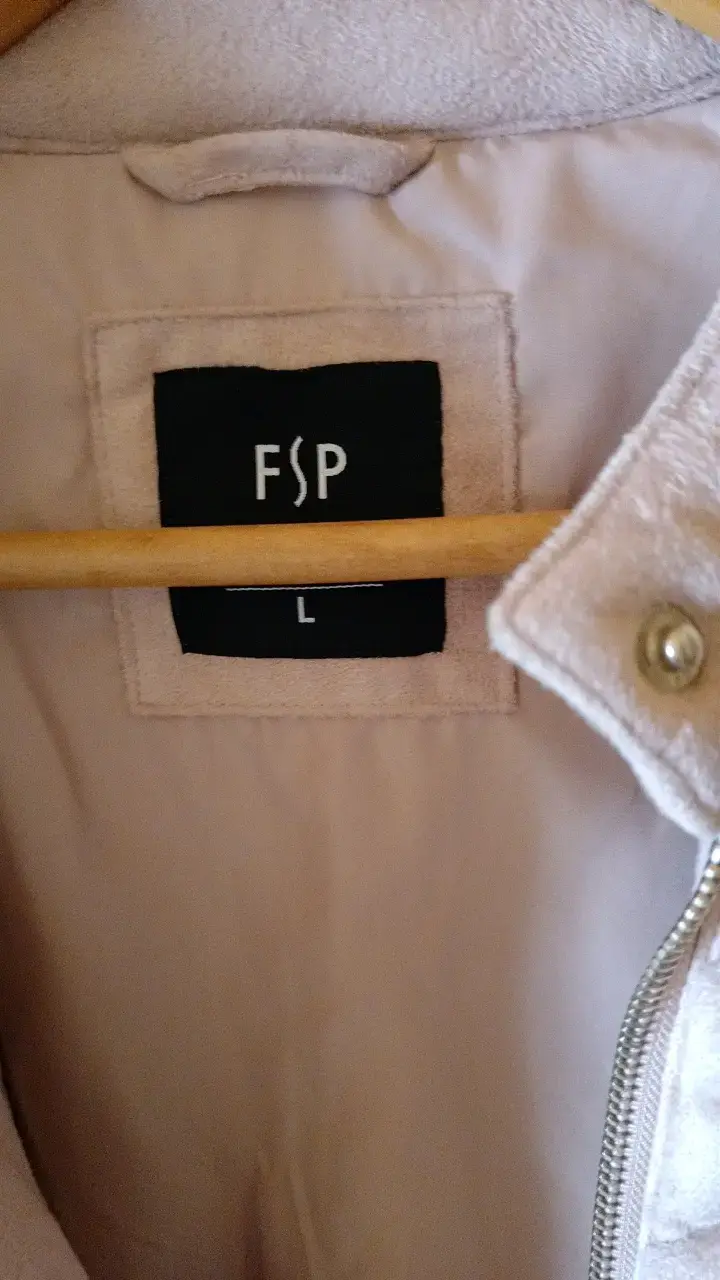 Chaqueta acolchada beige FSP talla L - 2